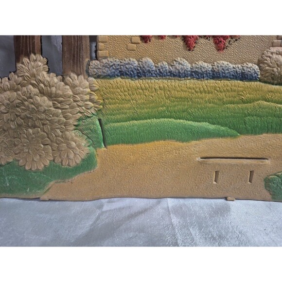 12" Large Antique German Valentine's Day Wall Decor Bird Heart Sealed Envelope - Picture 11 of 16